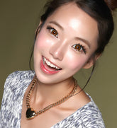 Lenstown 梨芝瞳 Cubic Brown Y33 月拋(1片)