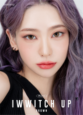 Lensrang Iwwitch Up Brown 暖棕月拋彩色隱形眼鏡(2片)