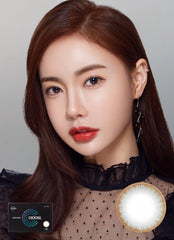 Lensme Louis Shine Cocktail Ash Island Gray Monthly 月拋美瞳隱形眼鏡(2片)