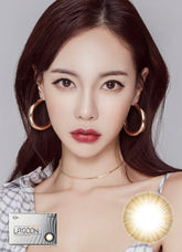 Lensme Louis Shine Cocktail Lagoon Brown 月拋美瞳隱形眼鏡(2片)