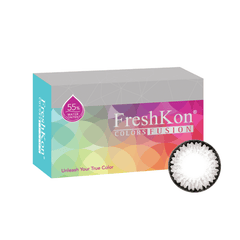 FreshKon Colors Fusion Shimmering Gray 月拋彩色隱形眼鏡(2片)