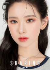 Lensrang Sharing Brown 棕色月拋彩色隱形眼鏡(2片)
