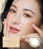 OLENS ViVi Ring Beige 淺褐色月拋美瞳隱眼(2片)