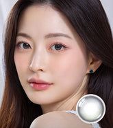 Olens Glowy Ash Gray 月拋彩色隱形眼鏡(2片)