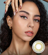 Olens Jennifer Olive 月拋彩色隱形眼鏡(2片)