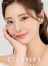 Lensrang Stunning Brown 棕色月拋彩色隱形眼鏡(2片)