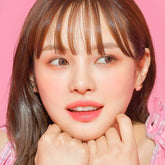 Lenstown 梨芝瞳 Kakao Friends Apeach Brown 月拋(2片)