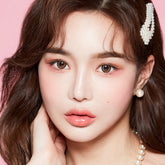 Lenstown 梨芝瞳 Cosmetic Romantea Tokyo Grande Peach Brown 月拋(2片)