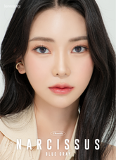 Lensrang Narcissus Blue Gray 藍灰色月拋彩色隱形眼鏡(2片)