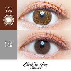 EverColor 1 Day LUQUAGE Rich Night Brown 日拋彩色美瞳隱形眼鏡