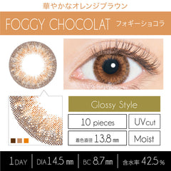 EverColor 1 Day LUQUAGE Foggy Chocolat 日拋彩色美瞳隱形眼鏡(10片)
