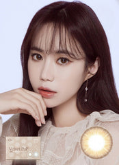 Lensme Eye Velvet Pop Brown 月拋（2片）
