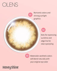 OLENS 1 Day Honey Shine Brown（日拋/10片）