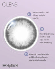 OLENS 1 Day Honey Shine Gray（日拋/10片）