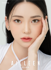 Lensrang Ailleen Brown 月拋彩色隱形眼鏡（2片）