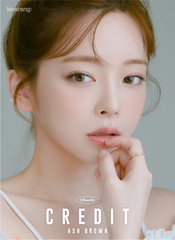 Lensrang Credit Ash Brown 月拋彩色隱形眼鏡（2片）