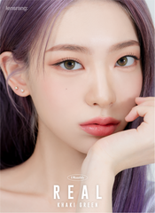 Lensrang Real Khaki Green 卡其綠色月拋隱形眼鏡（2片）