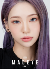 Lensrang Madeye Gray 灰色月拋彩色隱形眼鏡（2片）