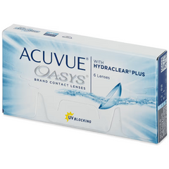 Acuvue Oasys with Hydraclear Plus 雙週拋隱形眼鏡（6片）