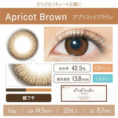 EverColor 1 Day Natural Apricot Brown 日拋美瞳隱形眼鏡（20片）