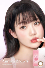 LACELLE ICONIC Aurora Brown 透亮啡日拋隱形眼鏡（30片）