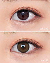 OLENS 1-Month Realish Brown（月拋/2片）