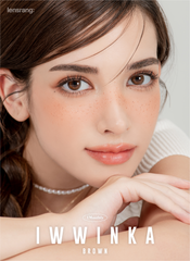 Lensrang Iwwinka Brown 月拋彩色隱形眼鏡（2片）