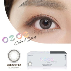 Clalen O2O2 Color 1-Day Ash Gray EX 日拋彩色隱形眼鏡（30片裝）