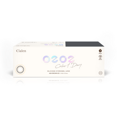 Clalen O2O2 Color 1-Day Ash Brown EX 日拋彩色隱形眼鏡（30片裝）