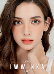 Lensrang Iwwinka Gray 月拋彩色隱形眼鏡（2片）
