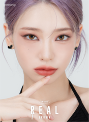 Lensrang Real Brown 棕色月拋隱形眼鏡（2片）