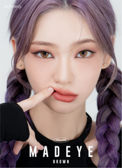 Lensrang Madeye Brown 棕色月拋彩色隱形眼鏡（2片）