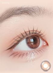 Lensrang Iwwinka Pink Brown 月拋彩色隱形眼鏡（2片）