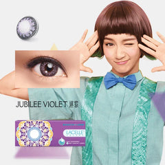 LACELLE Color Con Jubilee Violet 迷紫日拋隱形眼鏡（30片）